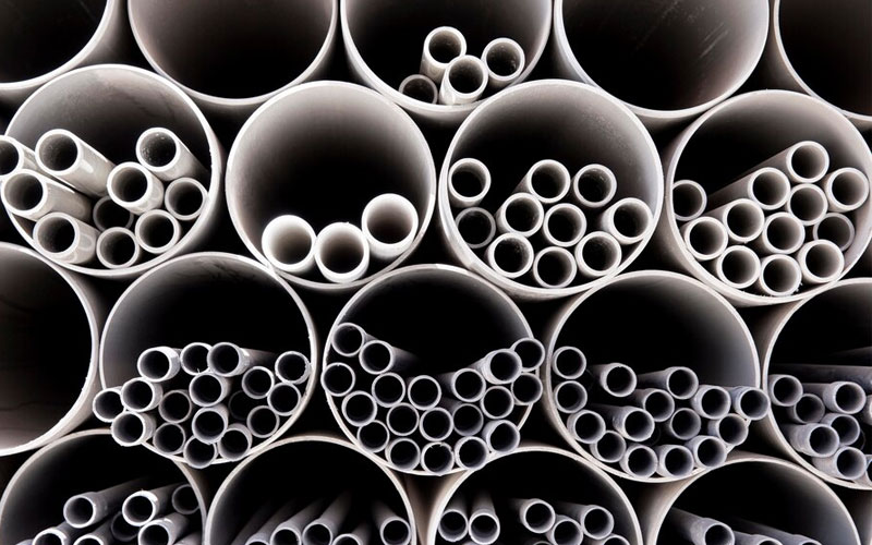 plastic pipes